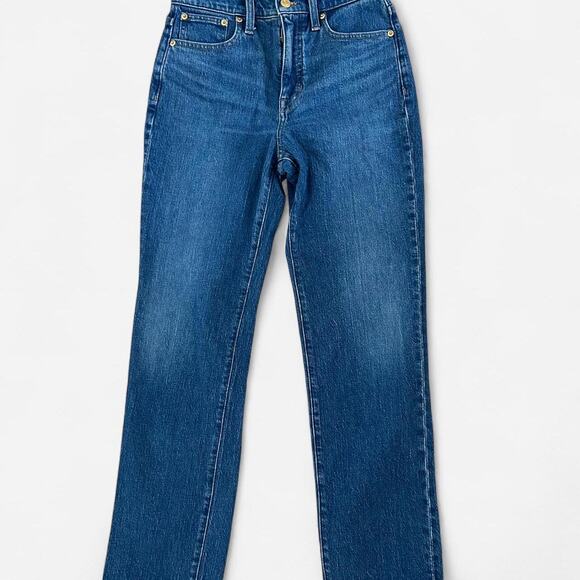 J. Crew Denim - J. Crew Classic straight medium dark wash blue jeans size 24
